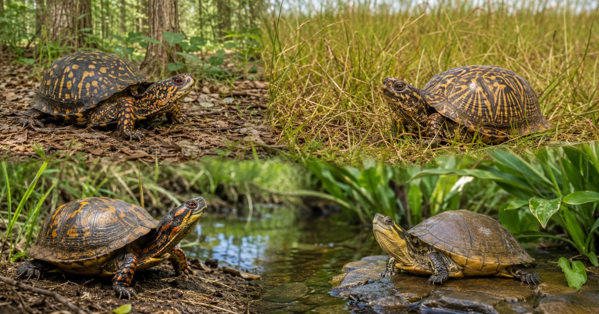 Box Turtle Names Box Turtle Species Guide and Types (15 Different Types) - All Turtles